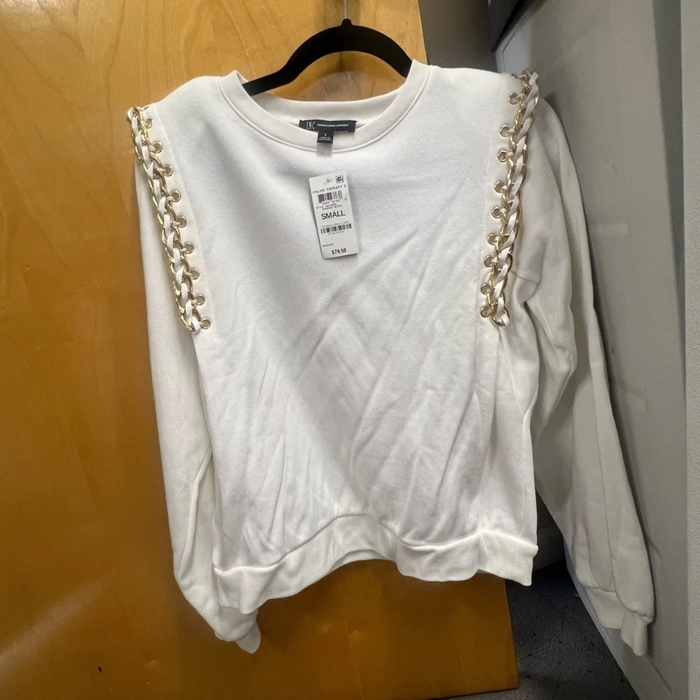 INC international concept chain sweater - Picture 1 of 3